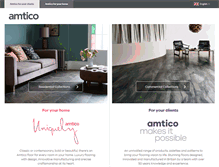 Tablet Screenshot of amtico.com